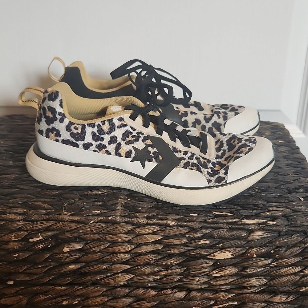 Converse Star Series Men's Running‎ Oxford Sneaker Animal Print Running Sz 7.5